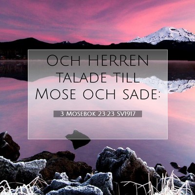 3 Mosebok 23:23 Bibelvers Förklarad