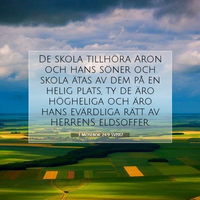 3 Mosebok 24:9 Bibelvers Förklarad