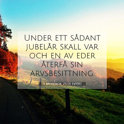 3 Mosebok 25:13 Bibelvers Förklarad