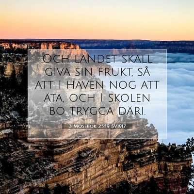 3 Mosebok 25:19 Bibelvers Förklarad