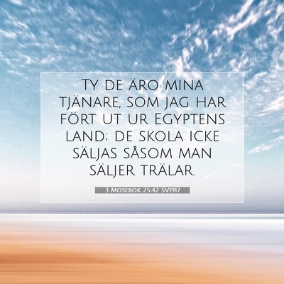 3 Mosebok 25:42 Bibelvers Förklarad