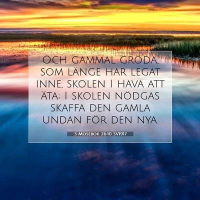 3 Mosebok 26:10 Bibelvers Förklarad
