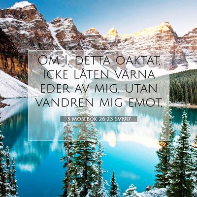 3 Mosebok 26:23 Bibelvers Förklarad