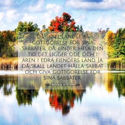 3 Mosebok 26:34 Bibelvers Förklarad