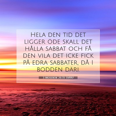 3 Mosebok 26:35 Bibelvers Förklarad