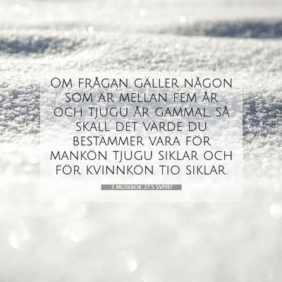 3 Mosebok 27:5 Bibelvers Förklarad