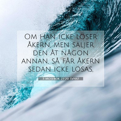 3 Mosebok 27:20 Bibelvers Förklarad