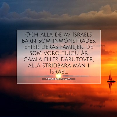 4 Mosebok 1:45 Bibelvers Förklarad