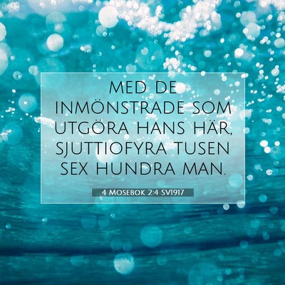 4 Mosebok 2:4 Bibelvers Förklarad