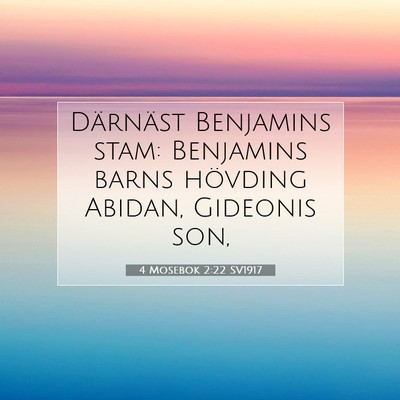 4 Mosebok 2:22 Bibelvers Förklarad
