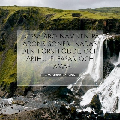 4 Mosebok 3:2 Bibelvers Förklarad