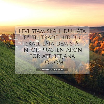 4 Mosebok 3:6 Bibelvers Förklarad