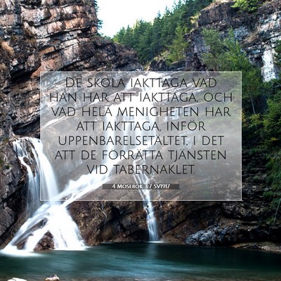4 Mosebok 3:7 Bibelvers Förklarad