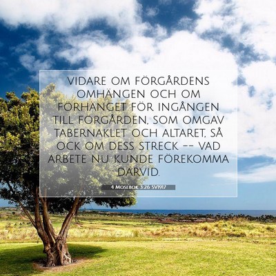 4 Mosebok 3:26 Bibelvers Förklarad