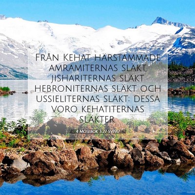 4 Mosebok 3:27 Bibelvers Förklarad