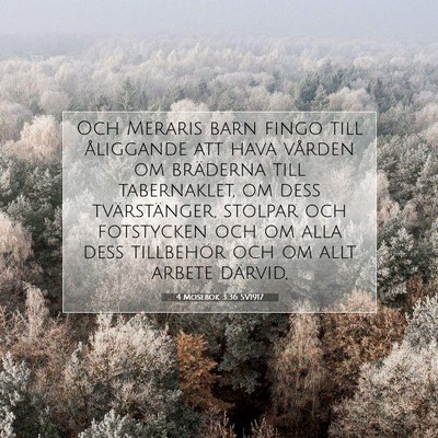 4 Mosebok 3:36 Bibelvers Förklarad