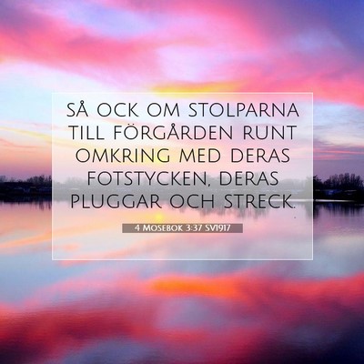 4 Mosebok 3:37 Bibelvers Förklarad