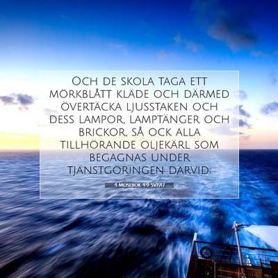 4 Mosebok 4:9 Bibelvers Förklarad