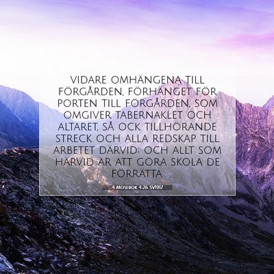 4 Mosebok 4:26 Bibelvers Förklarad