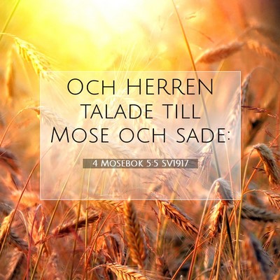 4 Mosebok 5:5 Bibelvers Förklarad