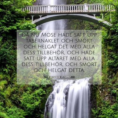 4 Mosebok 7:1 Bibelvers Förklarad