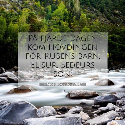 4 Mosebok 7:30 Bibelvers Förklarad