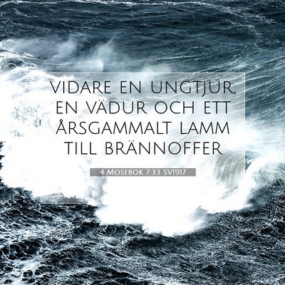 4 Mosebok 7:33 Bibelvers Förklarad