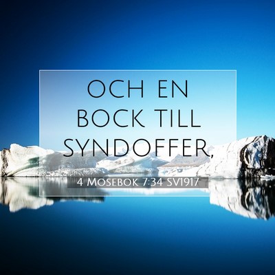 4 Mosebok 7:34 Bibelvers Förklarad