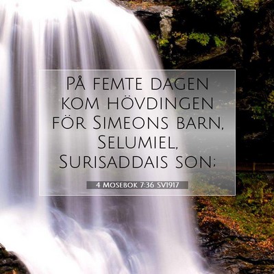 4 Mosebok 7:36 Bibelvers Förklarad