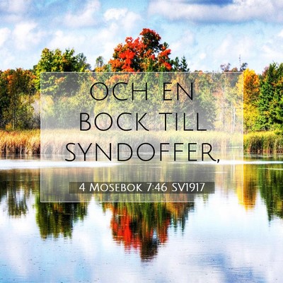 4 Mosebok 7:46 Bibelvers Förklarad