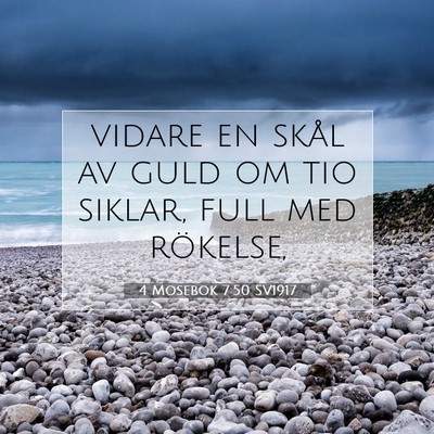 4 Mosebok 7:50 Bibelvers Förklarad
