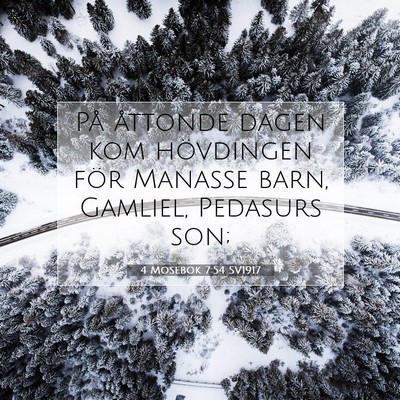 4 Mosebok 7:54 Bibelvers Förklarad