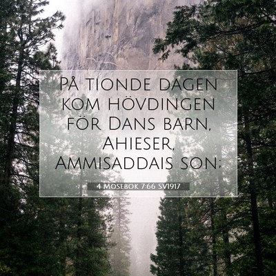 4 Mosebok 7:66 Bibelvers Förklarad