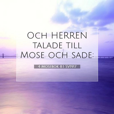 4 Mosebok 8:1 Bibelvers Förklarad