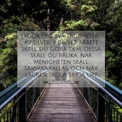 4 Mosebok 10:2 Bibelvers Förklarad