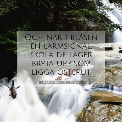 4 Mosebok 10:5 Bibelvers Förklarad
