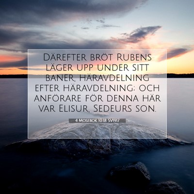 4 Mosebok 10:18 Bibelvers Förklarad