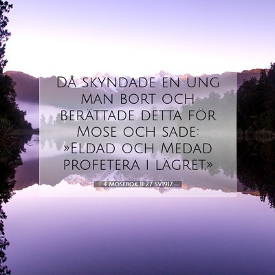 4 Mosebok 11:27 Bibelvers Förklarad