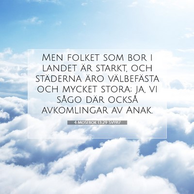 4 Mosebok 13:29 Bibelvers Förklarad