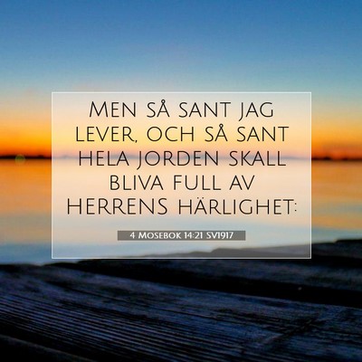 4 Mosebok 14:21 Bibelvers Förklarad