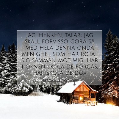 4 Mosebok 14:35 Bibelvers Förklarad