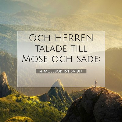 4 Mosebok 15:1 Bibelvers Förklarad