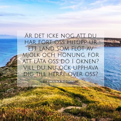 4 Mosebok 16:13 Bibelvers Förklarad