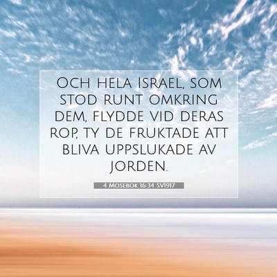 4 Mosebok 16:34 Bibelvers Förklarad