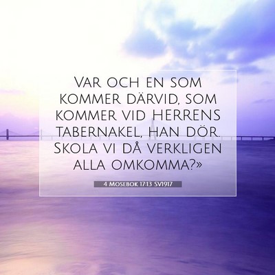 4 Mosebok 17:13 Bibelvers Förklarad