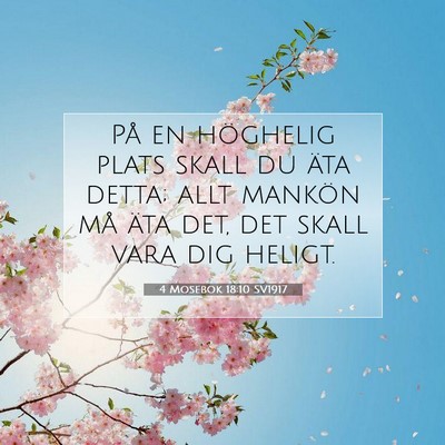 4 Mosebok 18:10 Bibelvers Förklarad