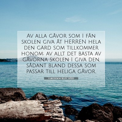 4 Mosebok 18:29 Bibelvers Förklarad