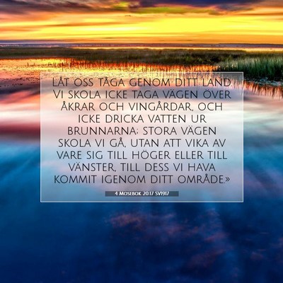 4 Mosebok 20:17 Bibelvers Förklarad