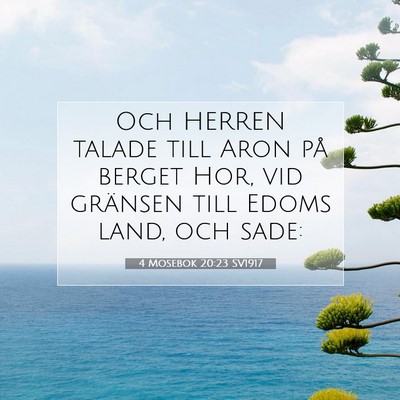 4 Mosebok 20:23 Bibelvers Förklarad