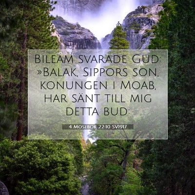 4 Mosebok 22:10 Bibelvers Förklarad